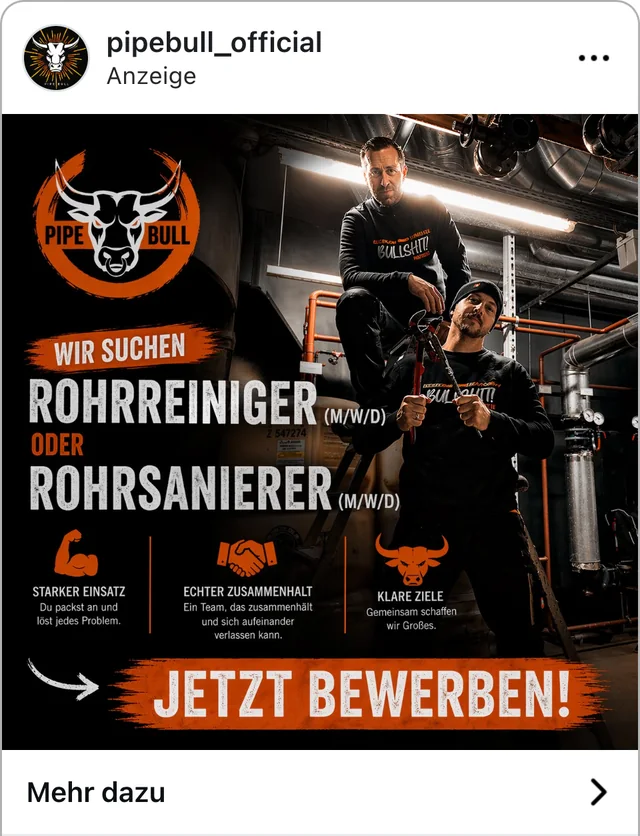 Ad by Pipe Bull on Instagram